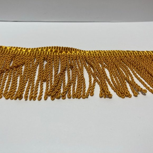 2" Bullion Fringe Gold Trim Fabric Sewing 20 yards - Picture 8 of 13